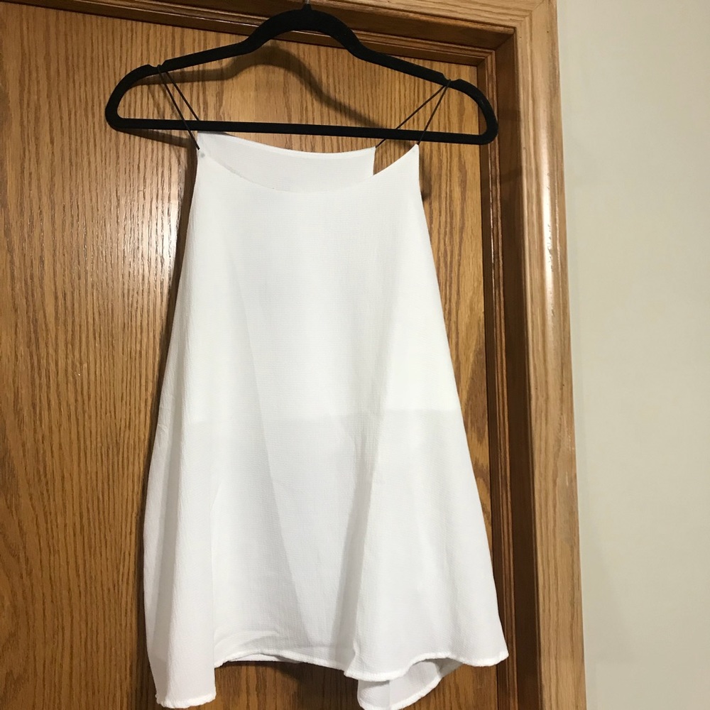 Plus size white camisole